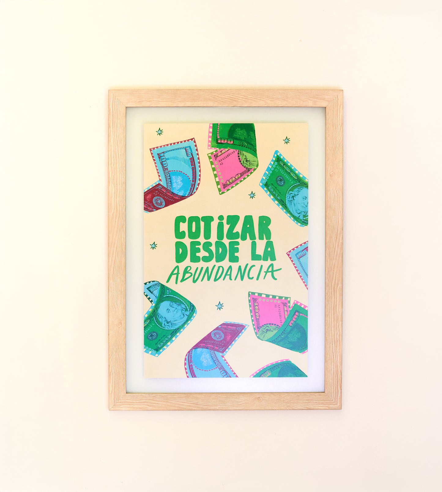 Poster ¨Cotizar desde la abundancia¨