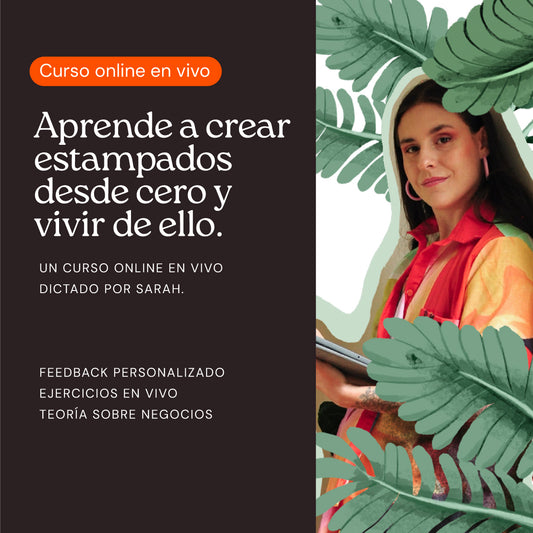 Aprende a crear estampados y vivir de ello